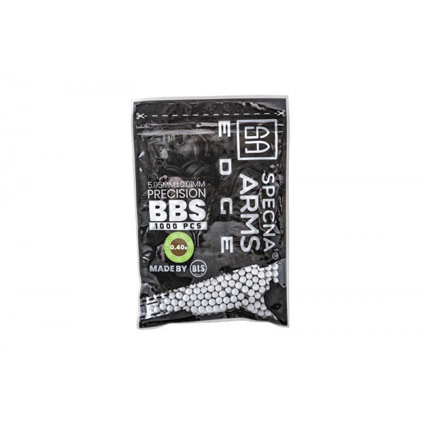 0.40g Specna Arms EDGE™ BIO Precision BBs - 1000BBs - White
